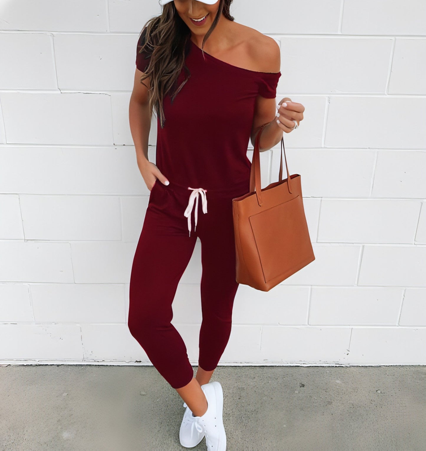 Women's Off-the-shoulder Jumpsuit
