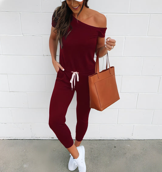 Women's Off-the-shoulder Jumpsuit