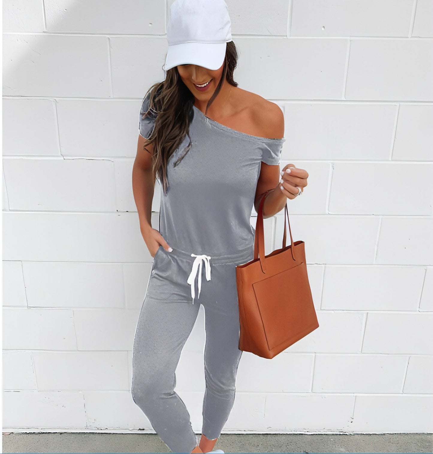 Women's Off-the-shoulder Jumpsuit