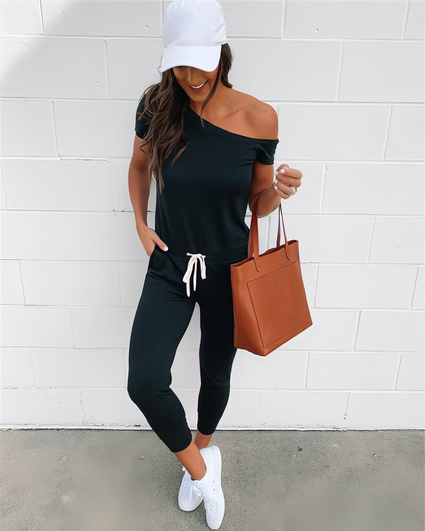 Women's Off-the-shoulder Jumpsuit