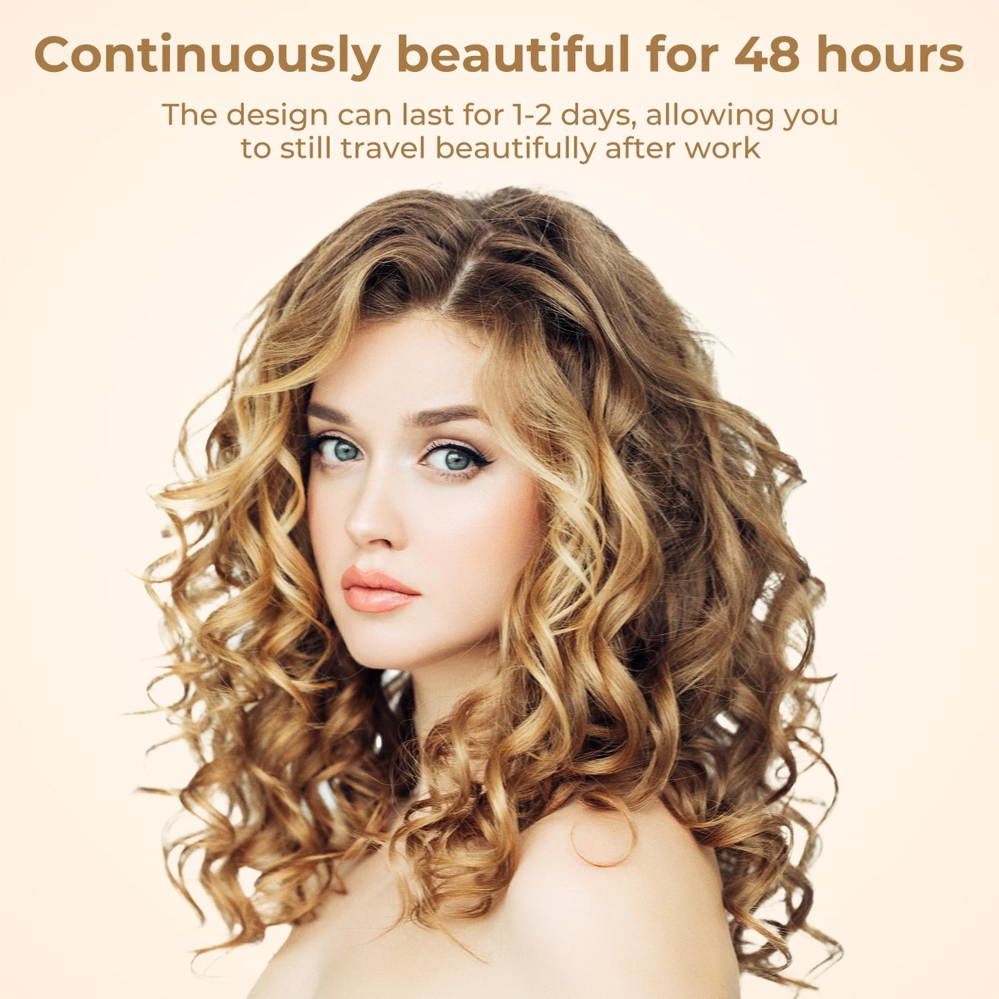 Tapered Ceramic Curling Wand 3/4 Inch